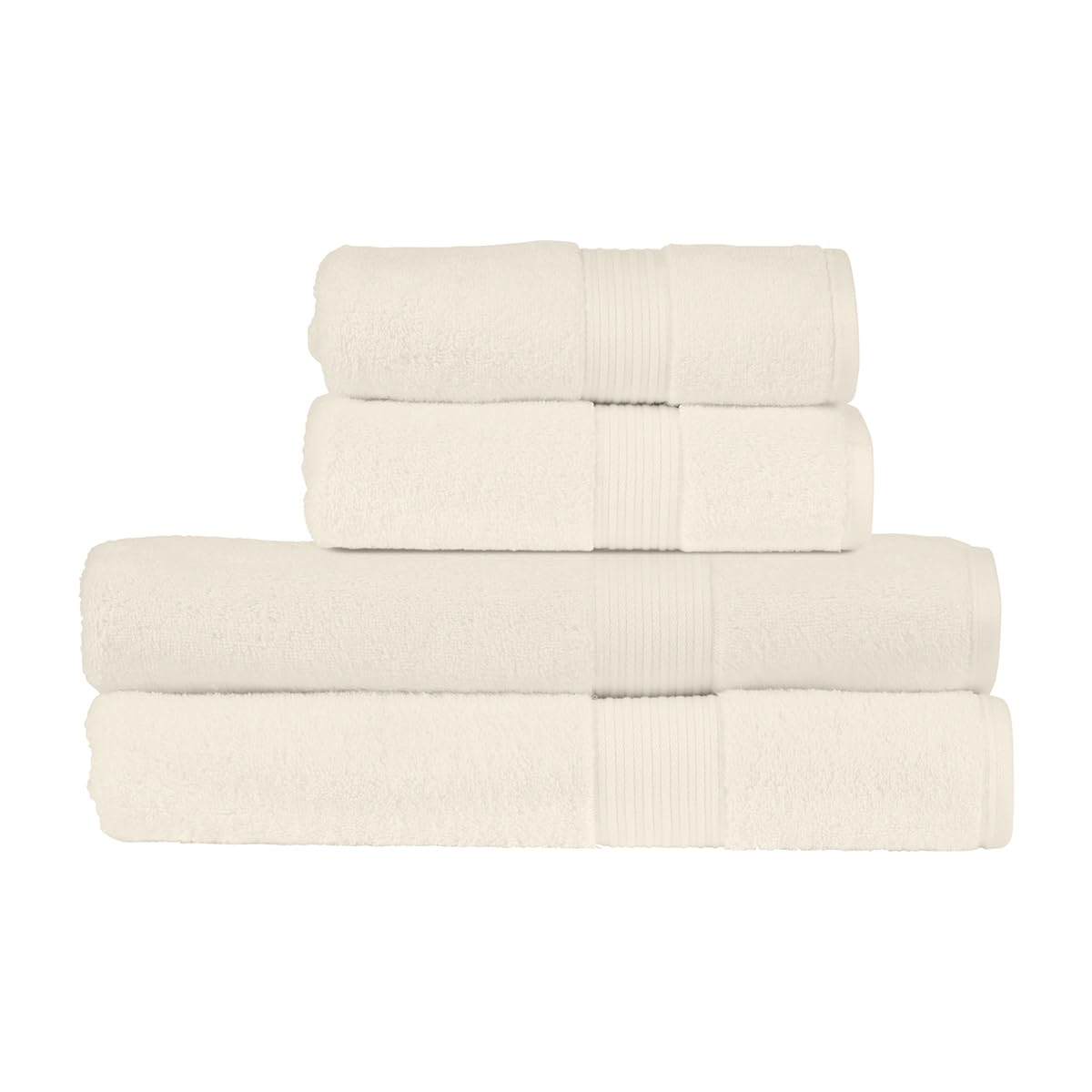 Christy Supreme Hygro 2 Hand Towels Set | Blush Pink | 100% Luxury Supima Cotton | Ultra Soft | Super Absorbent | 650GSM | Plush and Long Lasting — view 137