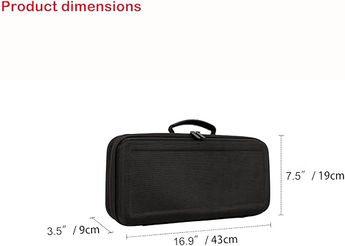 Miniatura 7 de Funda de viaje rígida compatible con Dyson Airstraight HT01 alisador de pelo y fuente de alimentación, resistente al agua y a prueba de golpes