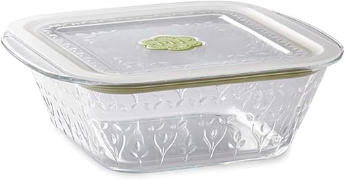 Miniatura 1 de Princess House Fantasia Fresh - Contenedor cuadrado de 8 pulgadas