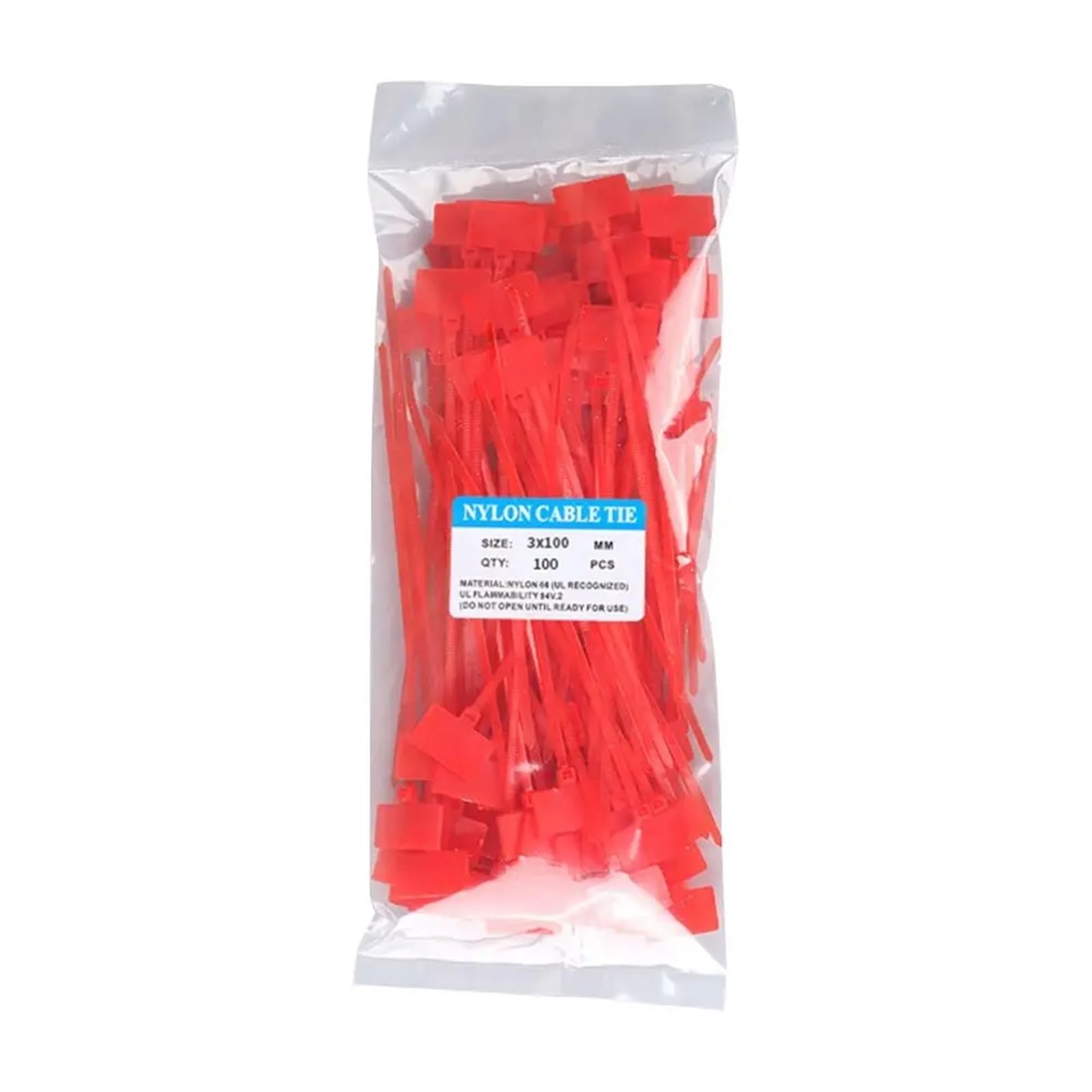 Enmrfvkz Red Nylon Cable Ties