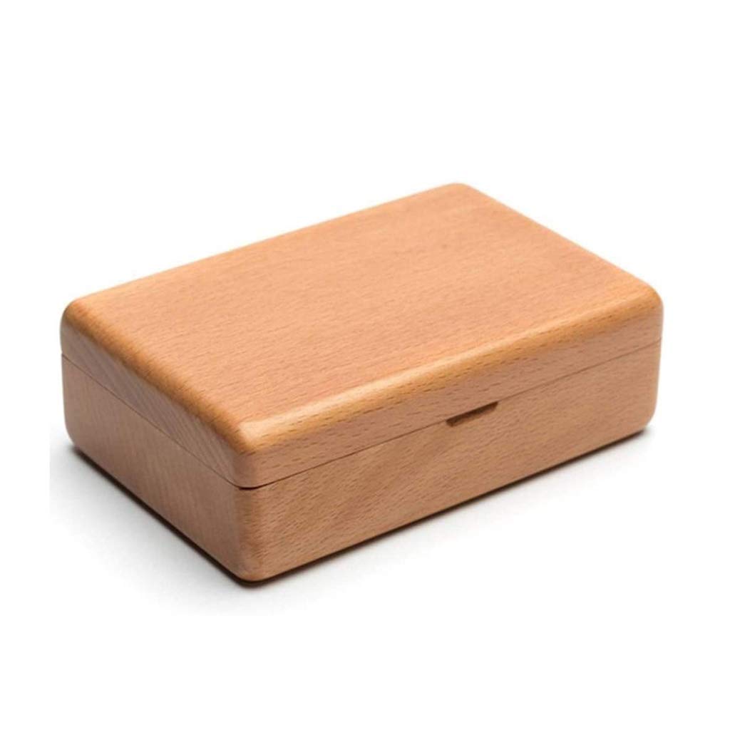 Joyero de Madera, Estuche de Almacenamiento de exhibición Organizador de joyero de Viaje, Regalo para Sus Seres Queridos