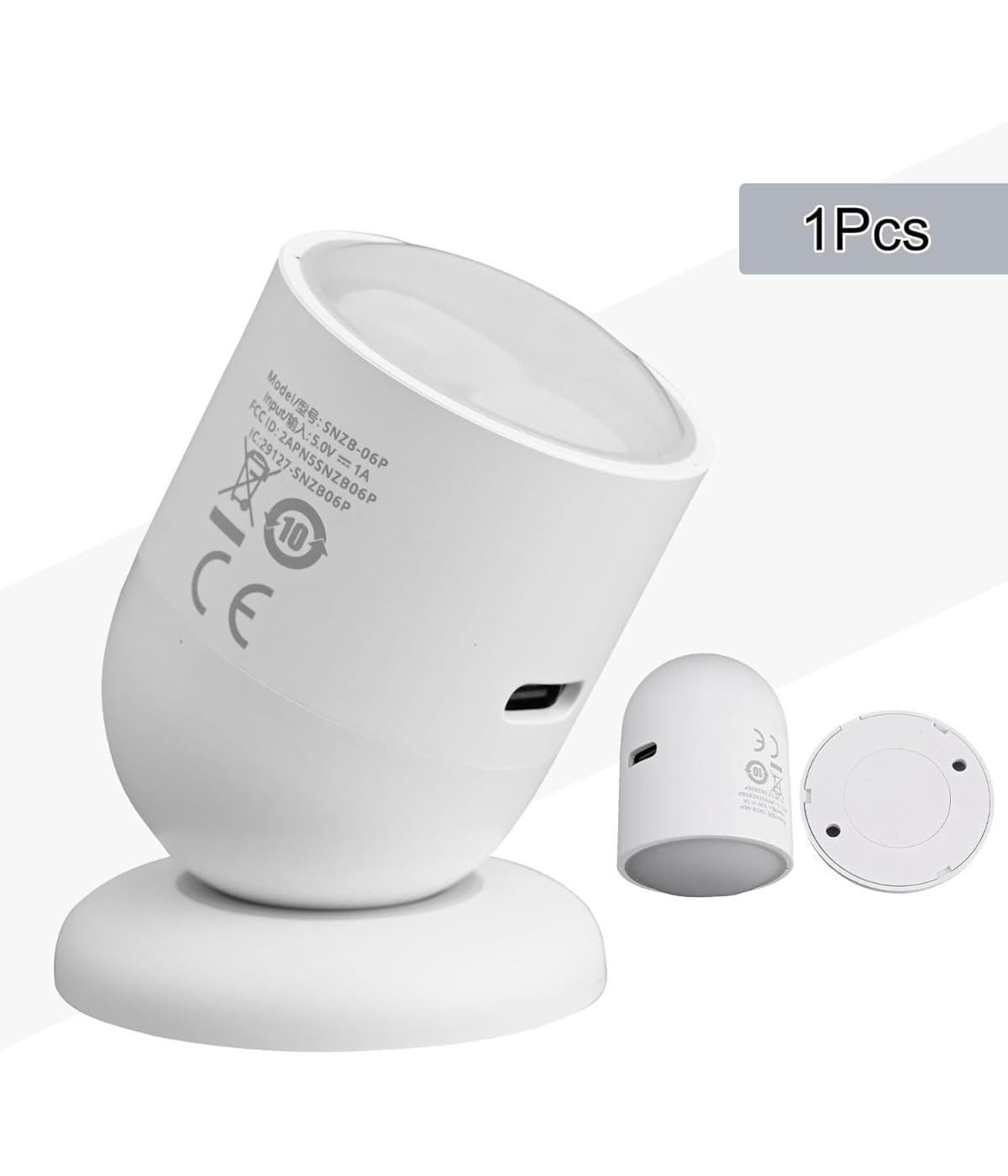 Wireless Sensor Kit, mmWave Radar, mit Smart Home Wireless Präsenzsensor-Kit, für Smart Presence, kompakten Größe, Weiß, 3 Stück