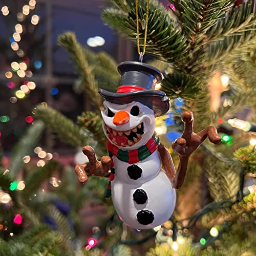 Tree Buddees Evil Snowman Halloween Horror Christmas Ornaments #TOP5