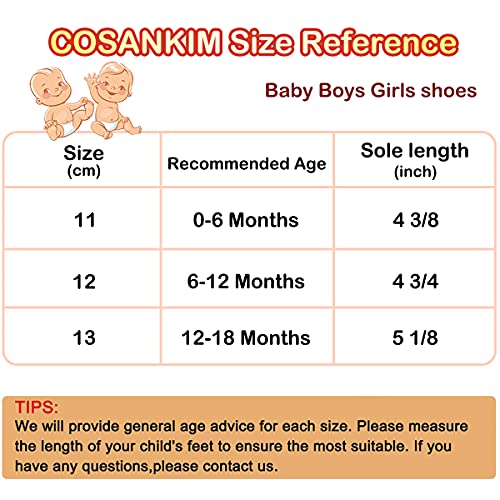 COSANKIM Baby Girls Mary Jane Shoes Soft Sole Non Slip Toddler First Walker Crib Dress Shoes - Image 8