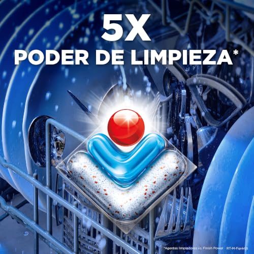 Miniatura 3 de Finish Ultimate Plus Infinity Shine. Pastillas para el Lavavajillas. Limpieza intensiva. brillo diamante + protección vajilla. 219 Pastillas