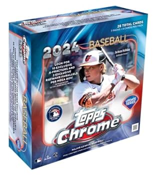 Amazon.com: 2024 Topps Chrome Update Baseball Sealed Mega Box (10