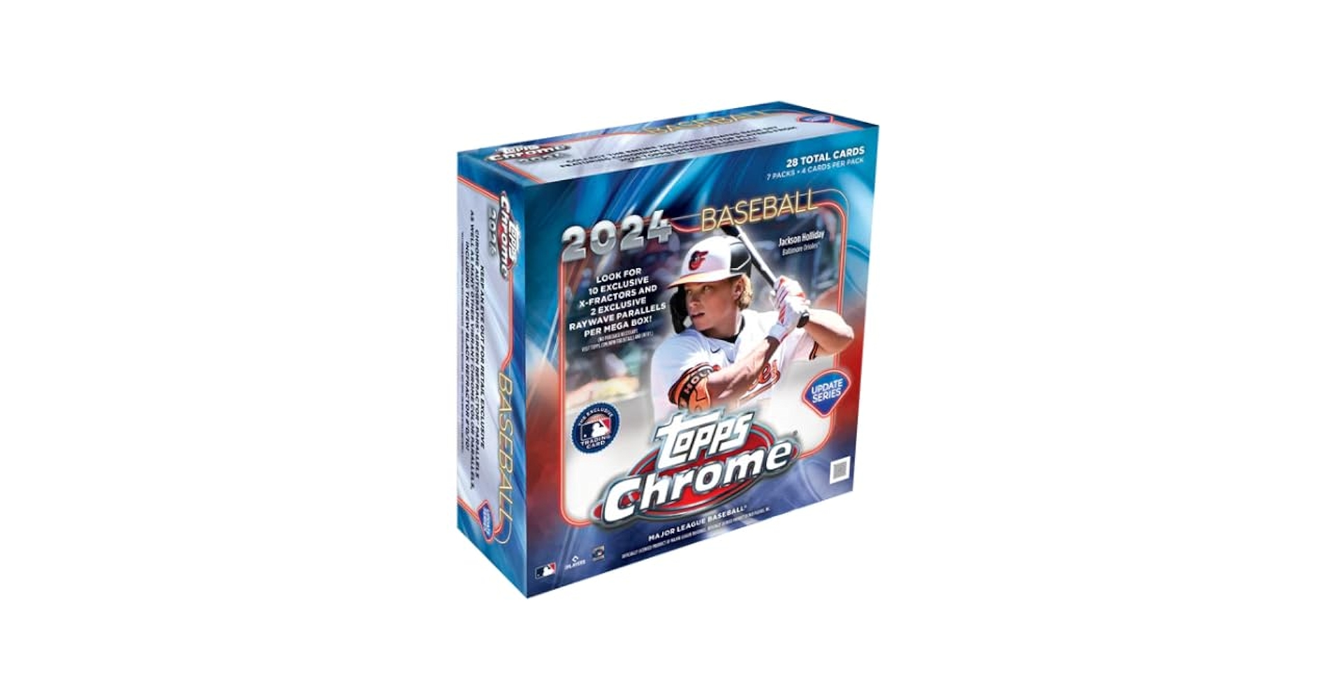 Amazon.com: 2024 Topps Chrome Update Baseball Sealed Mega Box (10