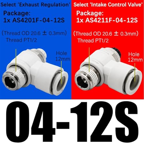 Valve d'accélérateur d'échappement AS2201F pour tube 06A 08S - 3