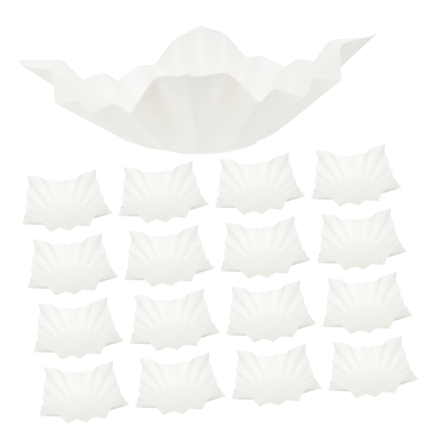 GRIRIW Hot Pot Paper Induction Cooker Supply Disposable Paper Sheets White Tan Parchment Lightweight Portable