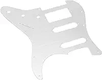 RiToEasysports Protetores Modernos de Liga de Alumínio para Guitarra Pickguard para Ssh-e-guitarra Parte Prata para Guitarristas