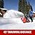 PowerSmart Snow Blower Gas Powered 24 in. 208cc Self-Propelled 2-Stage Snow Blower, Briggs and Stratton Engine with Eletric Start, Handle Warmer