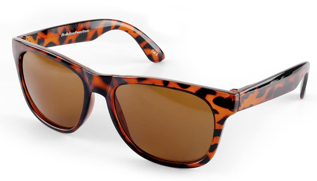 UltraByEasyPeasyStoreUltra Kids Sunglasses - UV400 Protection Retro Classic Style Shades for Boys & Girls, Ages 3 to 16 with Carry Pouch and Glasses Cloth