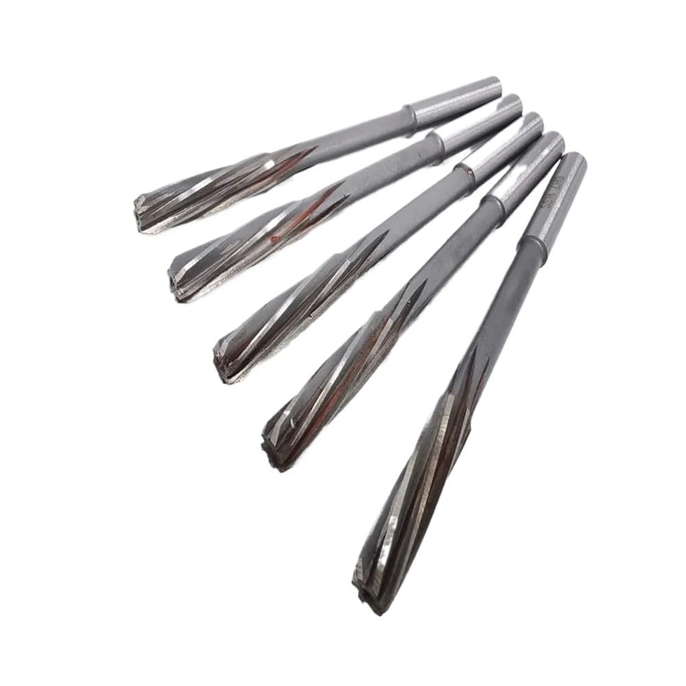 TCETVMVXR HSS H8 Straight Shank Spiral Groove Machine Reamer 3-20mm, Used for Precise Cutting of Machine Tool Chuck Hole Expansion(7pcs 3-12mm H8)
