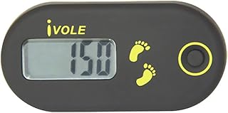 BESPORTBLE 3D Digital Pedometer - Pedometer Miles Tracker for Walking Track Steps Miles Calories Time Clip on Step Counter