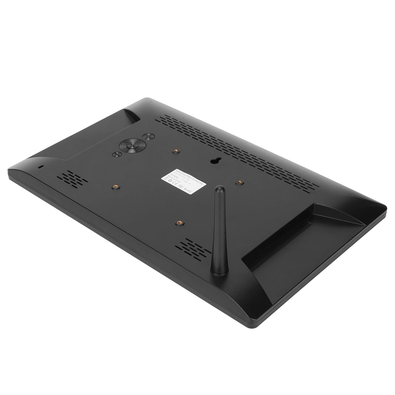 Elektroniczny Album Fotograficzny IPS, Pokaz Slajdów Inteligentna Cyfrowa Ramka na Zdjęcia Muzyka w Tle Plug and Play 15,6 Cala na Przyjęcia Weselne do Reklam (Wtyczka UE)