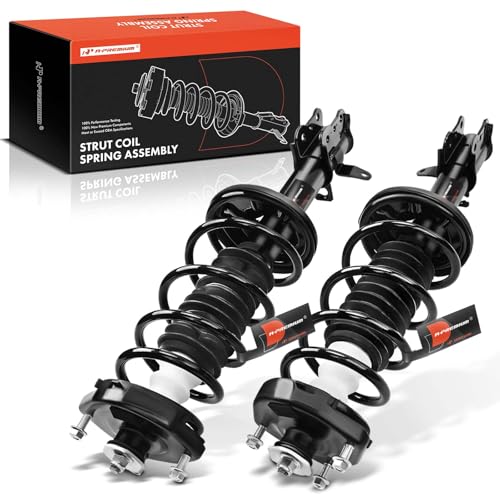 A-premium - A-Premium Rear Complete Strut & Coil Spring Assembly Set of 2 Compatible with Mazda Protege 1999 2000 2001 2002 2003 Sedan
