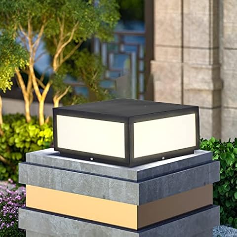 AILICIN Outdoor Stainless Steel Post Light Cover