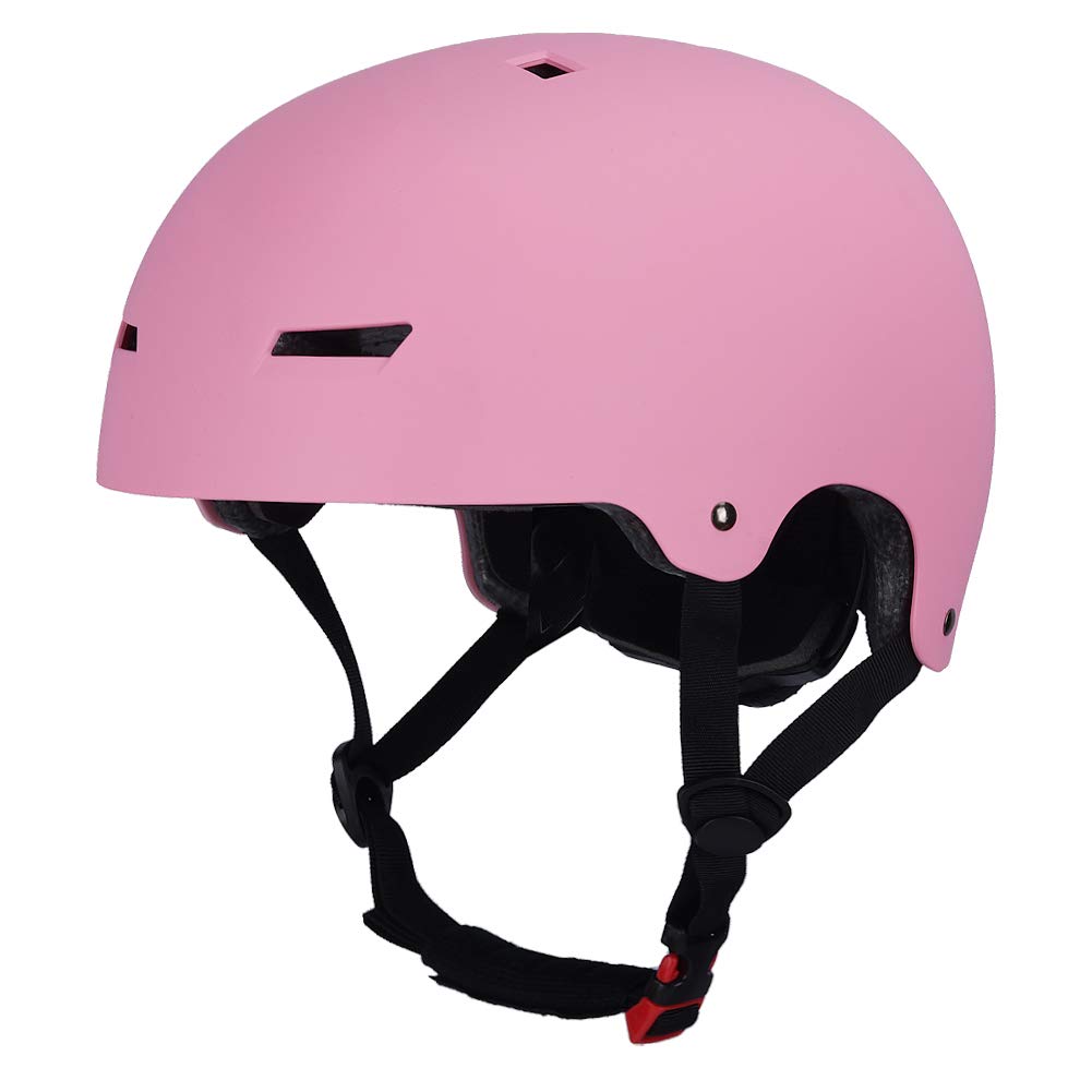 LOOGU Adjustable Skateboard Skate Helmet CPSC Certified for Roller Skating Skateboard BMX Scooter Kids, Youth, Adult-with Headband