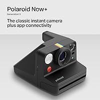 Vista 2 de Polaroid Now+ 3rd Generation Bluetooth i-Type Instant Camera with 16 Color Film Photos, Black App Controlled with Signature Series Case Bundle