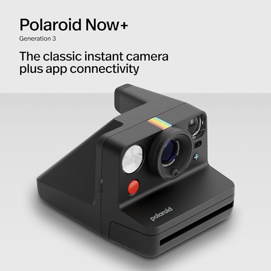 Instant Camera Polaroid Now+ I-Type Black 9061 Kodak Pixpro Fz55