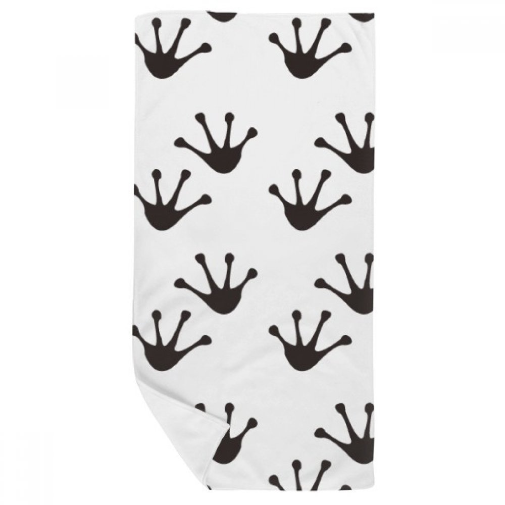 Serviette de bain grenouille ultra absorbante 35x70cm séchage rapide et douceur maximale