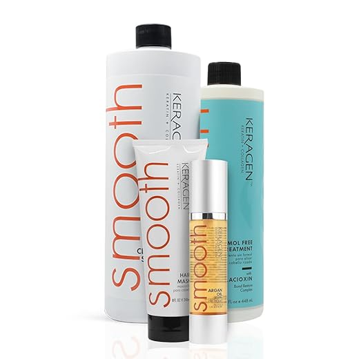 Keragen Formaldehyde-Free Keratin Smoothing Home Kit