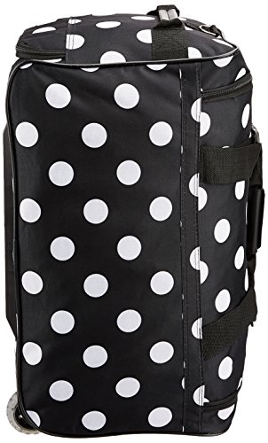 Rockland Rolling Duffel Bag, Black Dot, 22-Inch