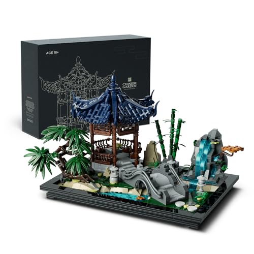Nifeliz Chinese Garden Building Set, Aesthetic Display...