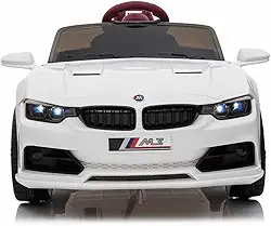 Bang Toys Carro Elétrico BMW 12 Volts Recarregável Branco