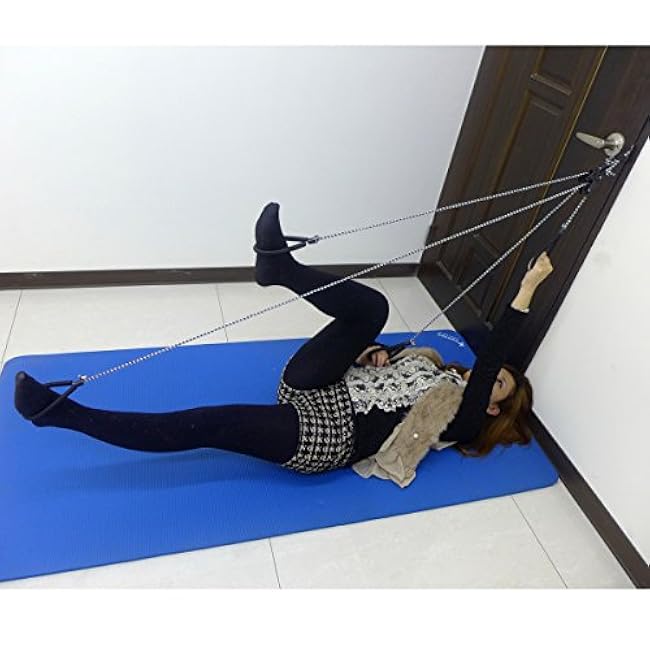 Fitness Pilates Door Knob Rope Exerciser