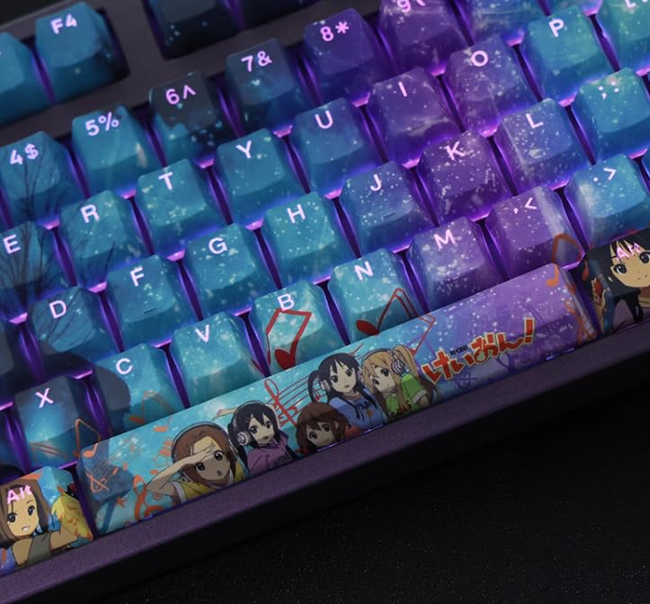 Amazon.co.jp: けいおん！ キーキャップ 108 PBT キーボード アニメ