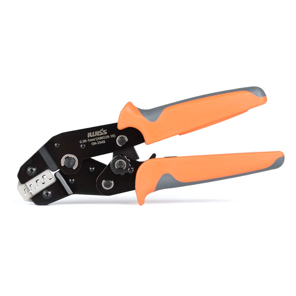 IWISS SN-2549 Crimping Tools, Terminal Crimper Plier Ratcheting Wire Connector Crimping Tool