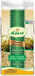 Kit 2X: Arroz Agulhinha Integral Orgânico Korin 1kg