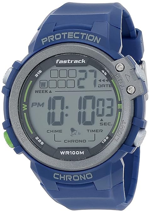 Montre numérique bleue Streetwear NS38068PP02 pour vos sessions skate et running