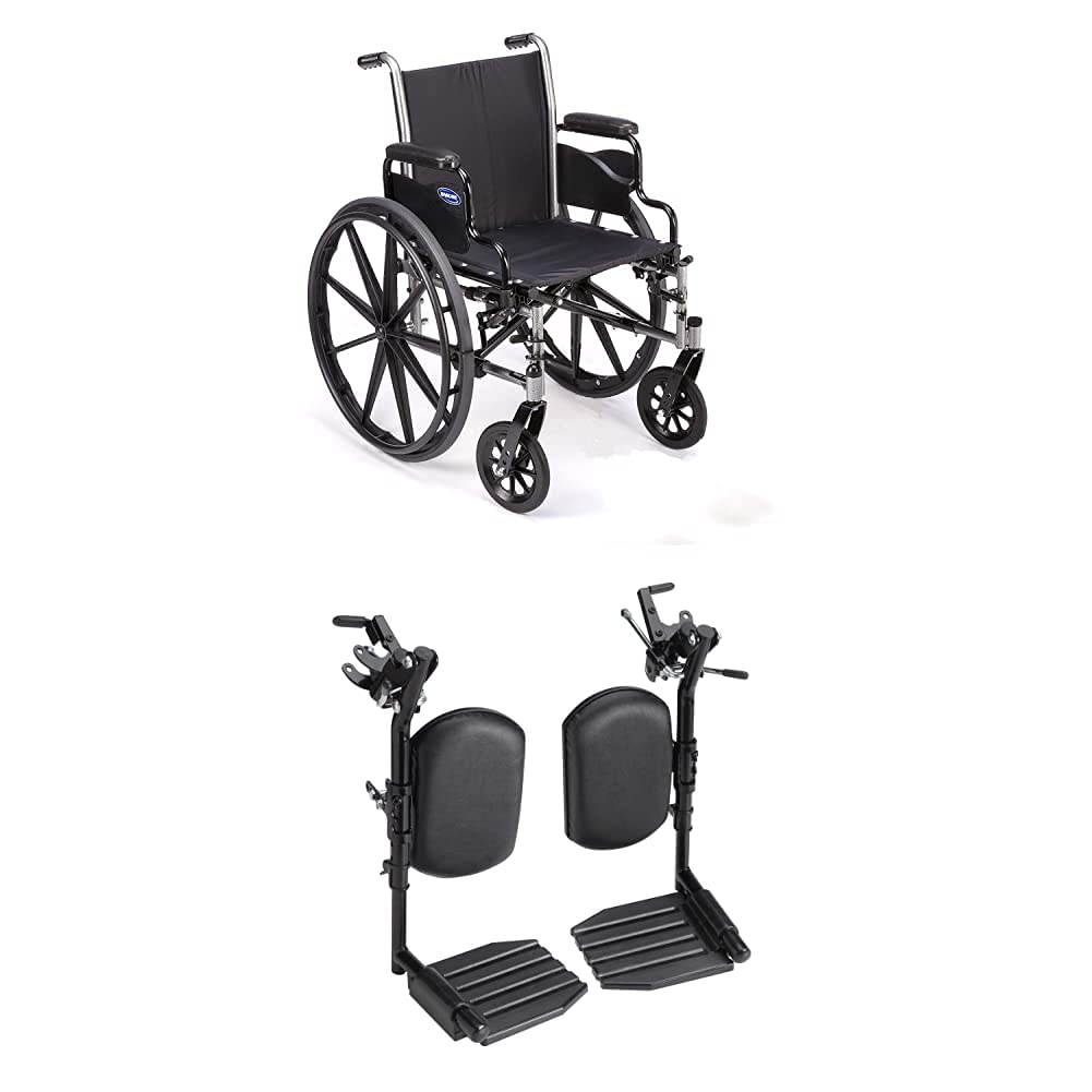Invacare Tracer SX5 Wheelchair for Adults | Everyday Folding | 22 Inch Seat | Footrests & Desk Arms: Industrial & Scientific