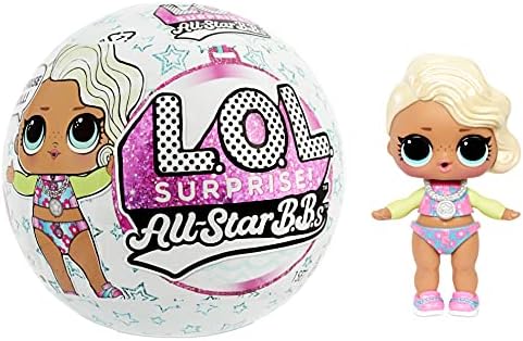 L.O.L. Surprise! All-Star Sports Series 4 Toy for Kids - Summer Games Sparkly Dolls with 8 Surprises & Accessories