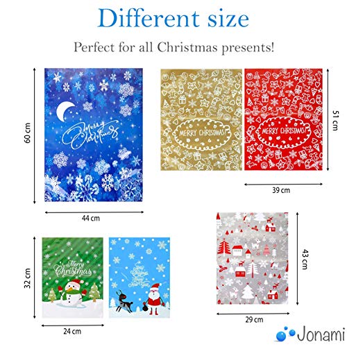Sacchetti Regalo di Natale, 20 Buste Regalo con