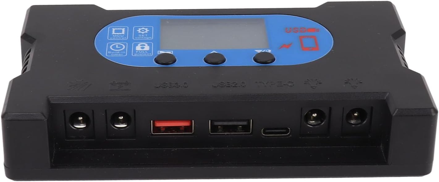 Solar Panel Controller Set, Portable Solar Panel Controller Kit Anti Overdrive 25W Power 10A Rated Current Battery Drive for Lights