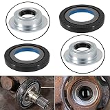 Front Axle Vaccum Knuckle Seal & Hub O-Ring & Dust Seals Kit Compatible With 2005-2014 Ford Super Du