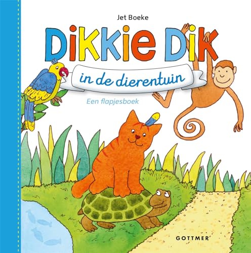 Dikkie Dik in de dierentuin: Een flapjesboek