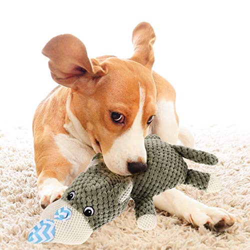 Balacoo Squeaky Brinquedos Do Animal de Estimação Gato Tédio Busters Rinoceronte De Pelúcia Do Cão D