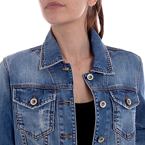 Jaqueta Jeans Feminina Operarock Azul