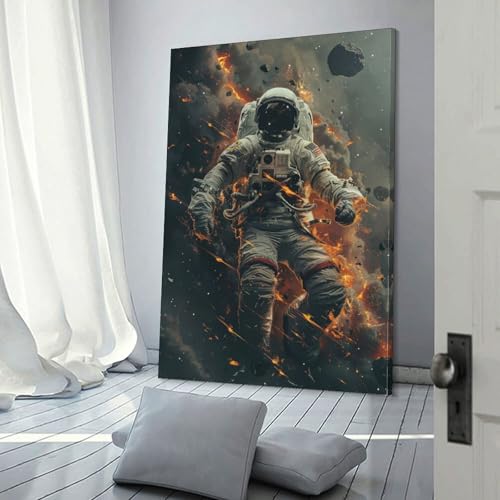 Peinture toile astronaute POLIUAWS pour inspirer vos rêves d'espace