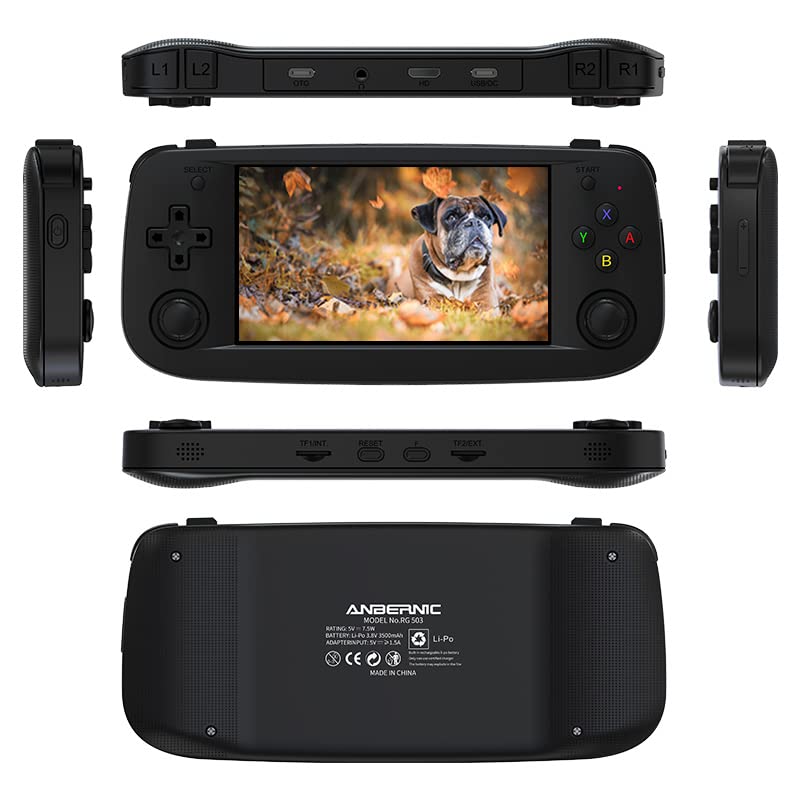Amazon.co.jp: ANBERNIC RG503 RK3566 ポータブルゲーム機 Linux 