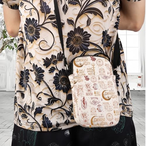 Crescent City Inspire Crossbody Bag House Of Earth And Blood Inspired Gift HOSAB Lunathion Gift Bookish Gift4