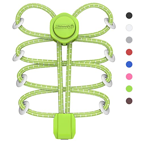 Image of HOMAR Elastic No Tie Shoe Laces Stretch Tieless Shoe Laces for Sneakers No Tie Shoelaces Elastic Laces for Adults and Kids