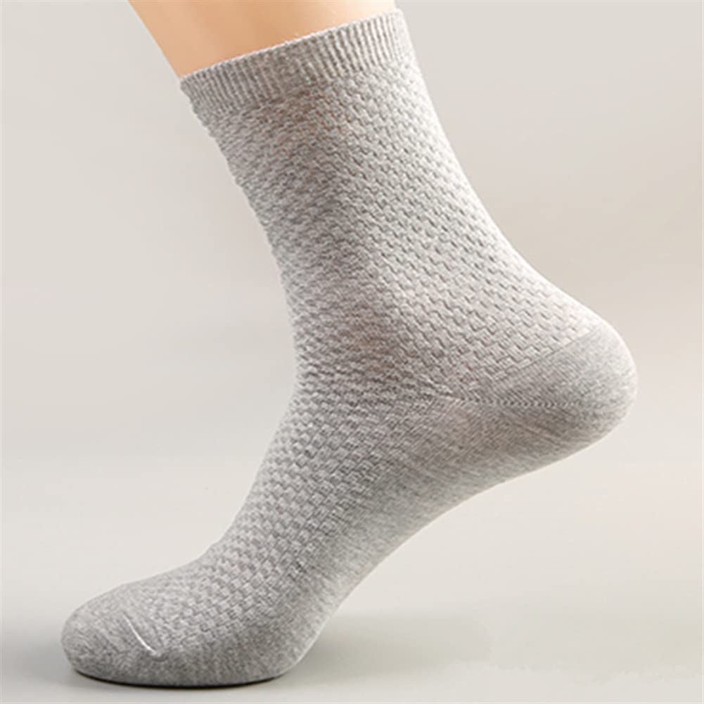 CYTSH Calcetines de los hombres calcetines de algodón de fibra de bambú adecuados para la primavera, verano y otoño fuerte elasticidad calcetín juventud