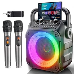 CLEARER VOCALS, FULLER SOUND WITH 2 WIRELESS MICROPHONES – A karaoke machine should do more than just make noise. With noise reduction, anti-interference performance and a 6.5'' subwoofer, this one is designed to deliver clearer vocals, fuller sound ...