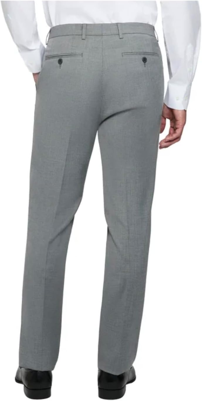 Calvin Klein Men's Wrinkle Resistant Slim Fit Stretch Dress Pant