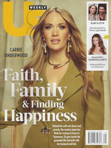 US Weekly Magazine May 25th 2026 Carrie Underwood doctor who